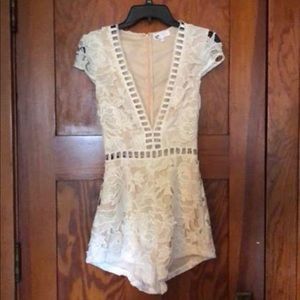 White By The Way romper